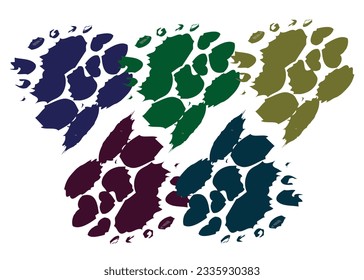 Abstract watercolor on white and black background. The color splashing on the paper. It is a hand drawn.