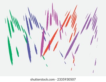Abstract watercolor on white and black background. The color splashing on the paper. It is a hand drawn.