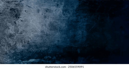 Abstract watercolor paint background dark blue color grunge texture for background  banner