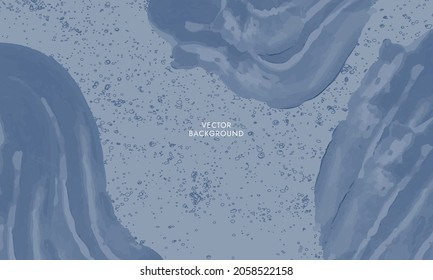 Abstract watercolor paint background with teal color blue with liquid fluid texture. Vector background EPS10