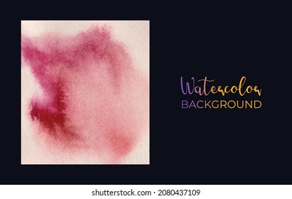 abstrakter Aquarellfarbenhintergrund, Vektorgrafik