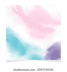 abstract watercolor paint stroke background vector illustration texture design
