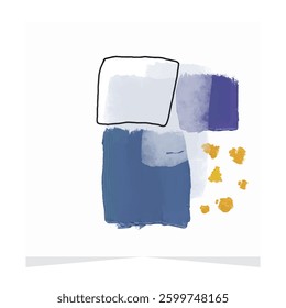 abstract watercolor paint stroke background vector illustration texture design 
