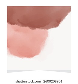 abstract watercolor paint stroke background vector illustration texture design 
