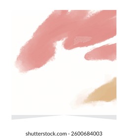 abstract watercolor paint stroke background vector illustration texture design 
