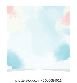 abstract watercolor paint stroke background vector illustration texture design 
