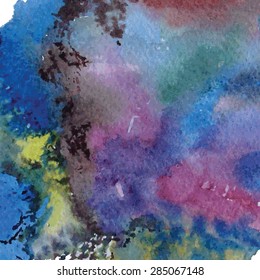 Abstract watercolor painted background
