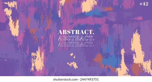 Abstract watercolor painting background. Colorful brush strokes backdrop. Contemporary creative art design.