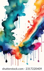abstract watercolor paintings, paint color splotches, abstract colors, minimalism art painting, scene design, abstract illustration, wallpaper Design
