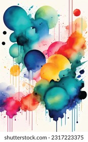 abstract watercolor paintings, paint color splotches, abstract colors, minimalism art painting, scene design, abstract illustration, wallpaper Design