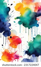 abstract watercolor paintings, paint color splotches, abstract colors, minimalism art painting, scene design, abstract illustration, wallpaper Design