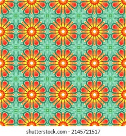 Abstract watercolor pattern. Seamless vector background for design.