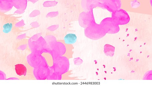 Abstract watercolor pattern vector design in eps 10