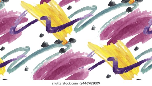 Abstract watercolor pattern vector design in eps 10