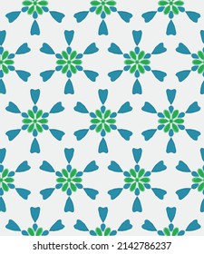 Abstract watercolor pattern. Vector seamless background for fabric design, wallpaper, wrapping paper, web design