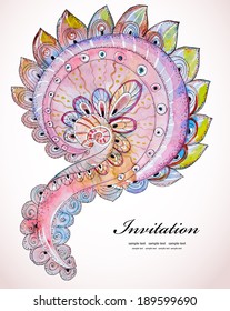 Abstract watercolor pattern. for your design. EPS 8 vector file.