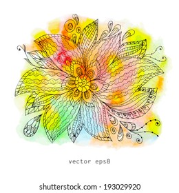 Abstract watercolor pattern. for your design. EPS 8 vector file.