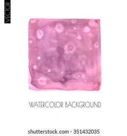 Abstract watercolor pink background texture