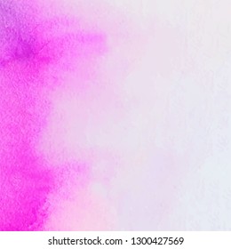 Abstract watercolor pink background. Vector illustration. Grunge texture for cards and flyers design. A model for the creation of digital brushes