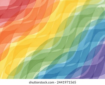 Acuarela abstracta Fondo del orgullo con los colores de la bandera del orgullo LGBTQ. Símbolo de paz y amor. Colorido cartel del mes del orgullo LGBT. Rayas de arco iris en el Orgullo Gay LGBT Fondo de pantalla