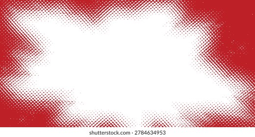 Abstract watercolor red background with halftone effects. vector illustraction.