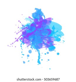 Abstract watercolor red coloring background banner Eps10 Vector illustration.