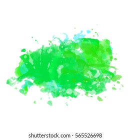 Abstract watercolor red coloring background banner Eps10 Vector illustration.