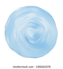 Abstract watercolor round shape