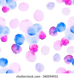 abstract watercolor seamless pattern