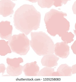 Abstract watercolor seamless pattern. Hand painted vector texture. Graphic design for background, card, web banner, poster, invitation. 