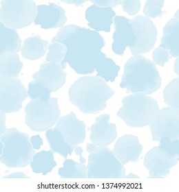Abstract watercolor seamless pattern. Hand painted vector texture. Graphic design for background, card, web banner, poster, invitation. 