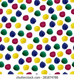 abstract watercolor seamless pattern. Pretty minimalistic design