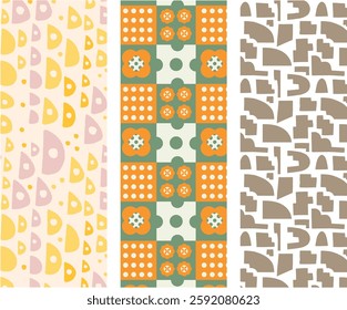 Abstract Watercolor Seamless Pattern with Soft, Blended Textures
