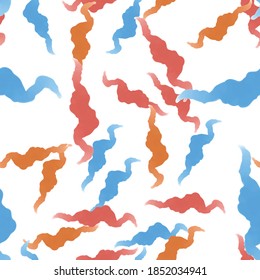 Abstract watercolor seamless pattern vector.