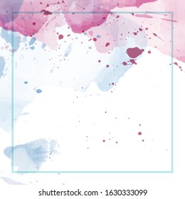 Abstract Watercolor Splash Background 