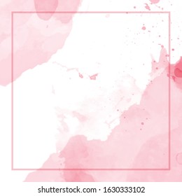 Abstract Watercolor Splash Background 