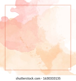 Abstract Watercolor Splash Background