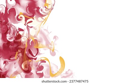 Abstract watercolor splash background design concept
