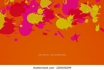 Abstract watercolor splash paint background vector