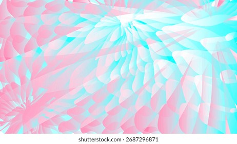 Abstract watercolor splash pattern in vibrant pink and turquoise hues, creating a soft, dreamy, and energetic background.