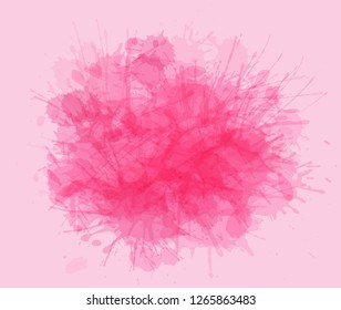 Abstract watercolor splashes background