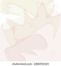 Abstract Watercolor Splashes Paint Background Peachy Brown Colors Lines  Vector Design