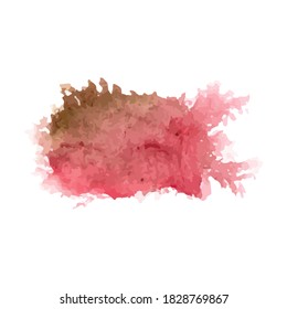 Resumen del fondo de salpicadura de acuarela. Con espacio para copiar texto. Para banner, afiche, diseño de embalaje. Ilustración vectorial dibujada a mano.