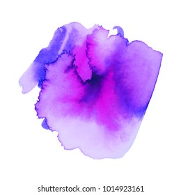 Abstract watercolor spot. Blot in grunge style. To design and decor backgrounds, banners, flyers.