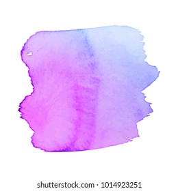 Abstract watercolor spot. Blot in grunge style. To design and decor backgrounds, banners, flyers.