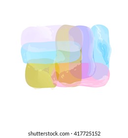 Abstract watercolor spots