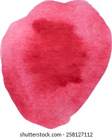 Abstract watercolor stain. Conceptual art vector background