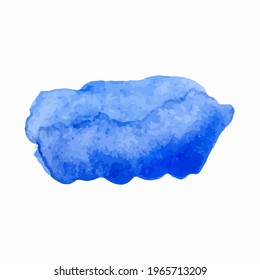 Abstract watercolor stain. With space for text. For banner, poster, packaging design. Hand drawn vector illustration.