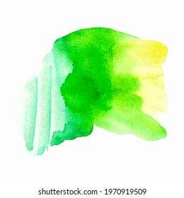 Abstract watercolor stain. With space for text. For banner, poster, packaging design. Hand drawn vector illustration.