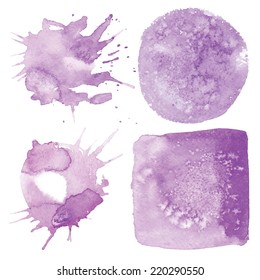 Abstract watercolor stains vector, pattern for design labels for your text